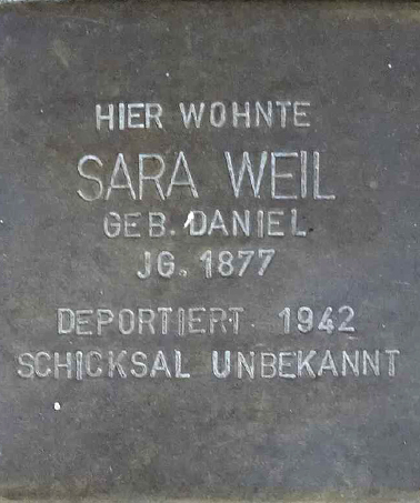 Porträt von Sara Weil, geb. Daniel