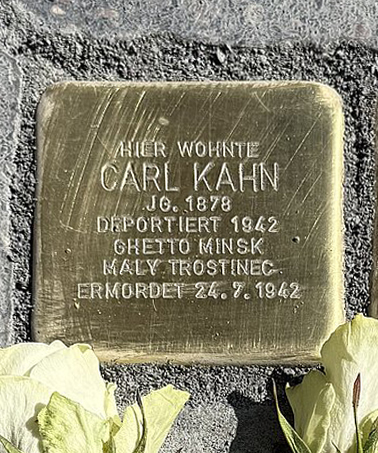 Porträt von Carl Kahn