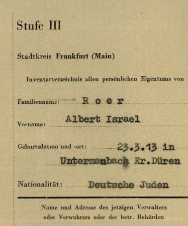 Porträt von Albert Roer