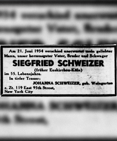 Porträt von Siegfried Schweizer